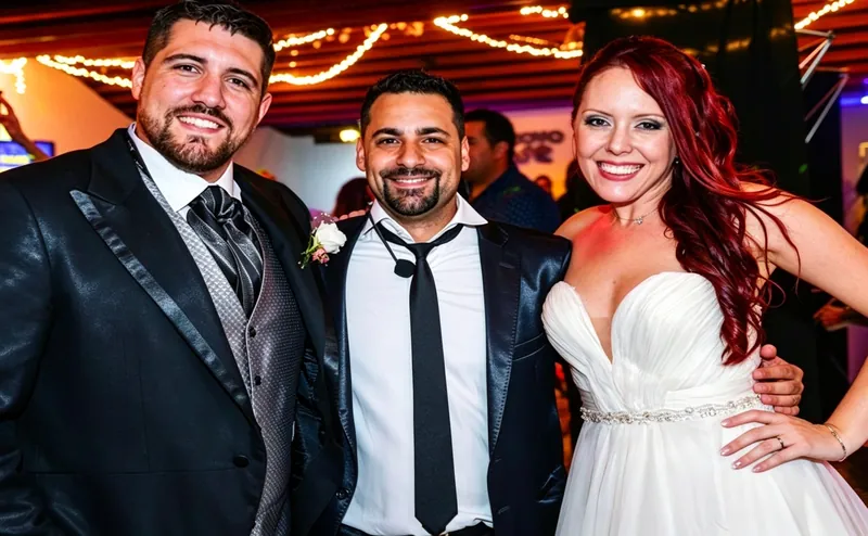 Komodín con los novios