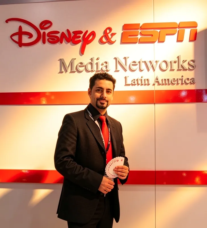 Komodín con cartas en las oficinas de Disney y ESPN